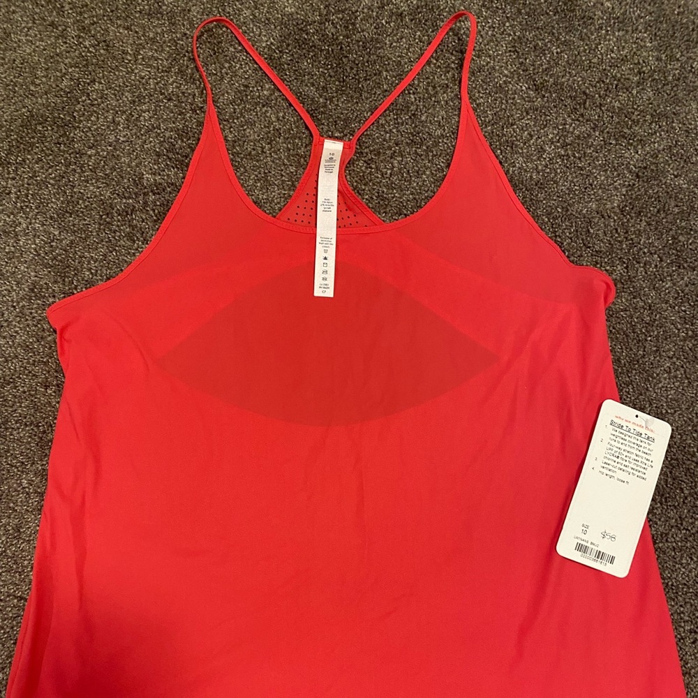 Size 10 Stride to Tide Lululemon Tank